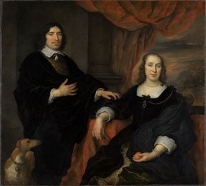 Egy házaspár portréja alkotó: Govaert Flinck
