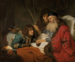 Izsák megáldja Jákóbot. 1638 körül