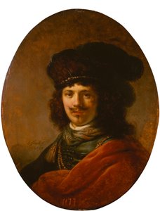 Fiatal férfi portréja, 1637. alkotó: Govaert Flinck