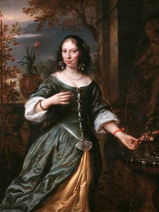 Susanna van Baerle portréja (1622-1674) alkotó: Govert Flinck