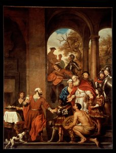A megvesztegethetetlen konzul Marcus Curius Dentatus alkotó: Govert Flinck
