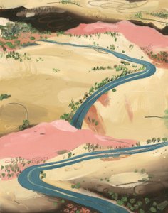 Road, 2013 (olaj, papír)