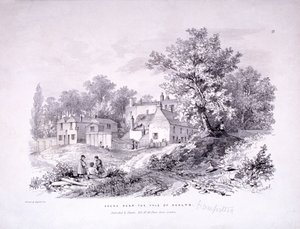Hampstead Heath, Hampstead, London, 1840 alkotó: Graf and Soret