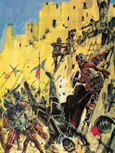 Az úgynevezett Hét Aranyváros egyikének megtámadása alkotó: Graham Coton