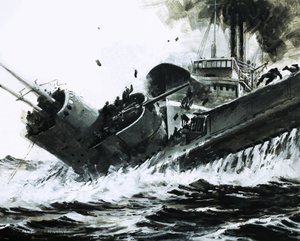 1930-ban a Kínai-tengeren a 2000 tonnás Yuta gőzös a Poseidon tengeralattjáró oldalának ütközött.