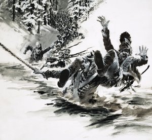 Robert Crauford vezérőrnagy félelemmel és ostorral irányította csapatait a félszigeti háború alatt. alkotó: Graham Coton