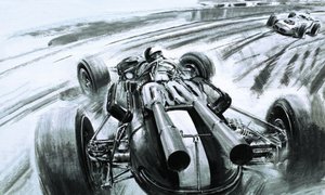 Egyetlen brit sem nyert az Indianapolis 500-on, amíg Jim Clark a Lotus Forddal nem nyert. alkotó: Graham Coton