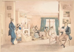 Belső Hattonban, Warwickshire-ben, 1820-30. alkotó: Granddaughters of Dr. Samuel Parr.