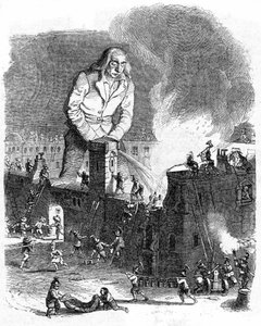 Illusztráció a Jonathan Swift által írt Gulliver utazásaihoz