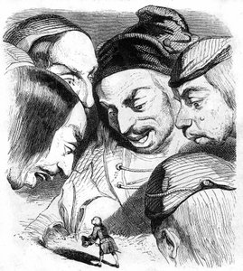 Illusztráció a Jonathan Swift által írt Gulliver utazásaihoz