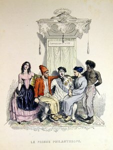 "A jótékonykodó herceg" alkotó: Grandville
