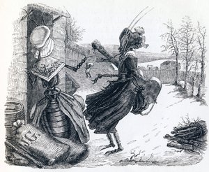 a kabóca és a hangya (La cigale et la fourmi) - La Fontaine meséi alkotó: Grandville