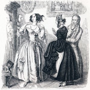 a fiatal özvegy – La Fontaine meséi alkotó: Grandville