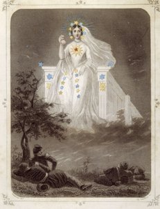 Csillagok: Nő, aki a „” La belle étoile”-t képviseli – Grandville alkotó: Grandville