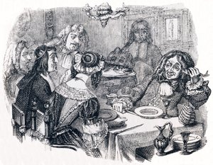 A nevető és a halak (Le rieur et les poissons) - La Fontaine meséi alkotó: Grandville