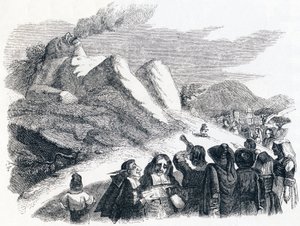 A hegy, aki szül - La Fontaine meséi alkotó: Grandville