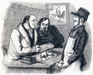 A pecsenyesütő és a gyöngy (Le coq et la perle) – La Fontaine meséi alkotó: Grandville