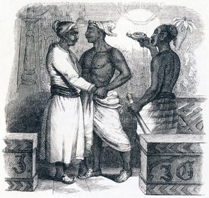 A két barát – La Fontaine meséi alkotó: Grandville