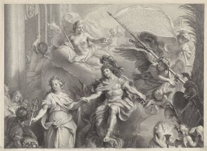 XIV. Lajos hatalmának allegóriája