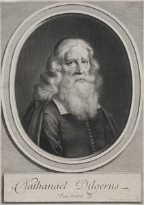 Nathanael Dilgerus, Danzig minisztere, 1683. alkotó: Gérard Edelinck