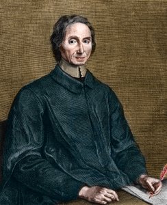 Nicolas Malebranche (1638-1715) francia filozófus portréja.