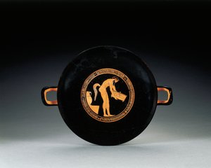 Padlás Vörös alakos kylix, ie 470 körül alkotó: Greek