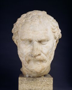 Demosthenes vezetője (márvány)