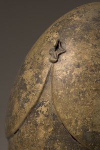 Sisak fallikus rátéttel, kalcidiai, Kr.e. 5-4. századi bronz részlet, 249035