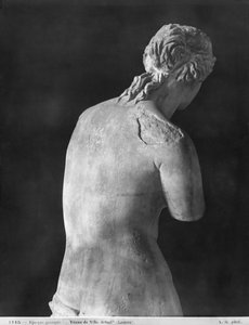 Venus de Milo, hátulnézet, hellenisztikus időszak, ie 130-100 körül (márvány) (lásd még 14152, 156166)