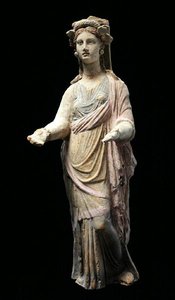 Canosan figura, ie 4-3. század (terrakotta)