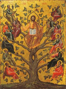 Krisztus, az igaz szőlő ikon alkotó: Greek School