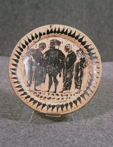 Tányér, Vibo Valentia (hipponion) (kerámia) alkotó: Greek School