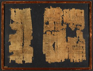 Papyrus Inv. Nr. 1532, „Héberek levél” (papirusz) alkotó: Greek School