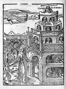 Liberal Arts: Grammar – Gregor Reisch (1467-1525) „Filosofiai százszorszép” című könyvében. Bála