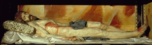 Halott Krisztus (polikróm kő) alkotó: Gregorio Fernandez