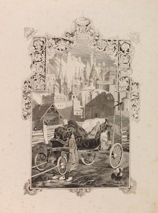 Vladimir Sollogub Tarantas The Tarantass című regényének előlapja, 1845.