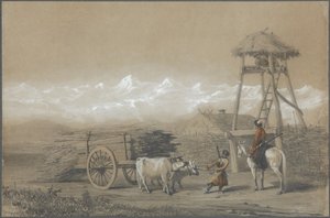 A kozák erőd a Kaukázusban, 1846