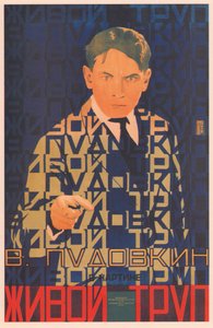 Filmplakát Az élő holttest, 1929