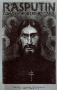 Raszputyin / Buchumschlag 1919 alkotó: Grigori Jefimowitsch Rasputin