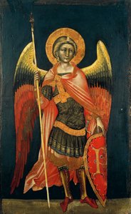 Angel by Guariento (aktív 1338-1367 vagy 1370), tempera a panelen, 1354 körül alkotó: Guariento di Arpo