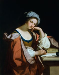 Perzsa szibilla, Felice Giani (1758-1823), olaj, vászon alkotó: Guercino