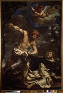 ""Szent Péter mártíromsága"" (Szent Péter mártíromsága) Giovanni Francesco Barbieri festménye Il Guercino (A Guerchin) (1591-1666) 1625-1630 Puskin Múzeum, Moszkva