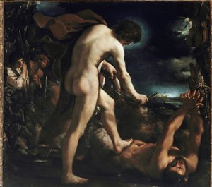 Apollo és Marsyas (olaj, vászon).