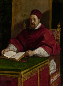 XV. Gergely pápa, 1622-23 körül (olaj, vászon) alkotó: Guercino