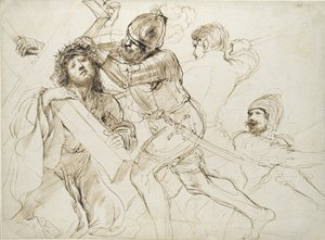 A keresztet hordozó Krisztus, 1625-1628 alkotó: Guercino