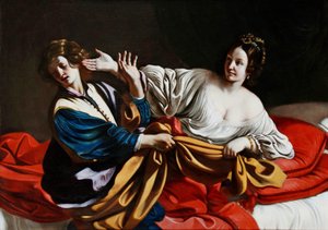 József és Potifár felesége, 1631 alkotó: Guercino