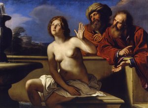 Susannah and the Elders, 1649-1650 alkotó: Guercino