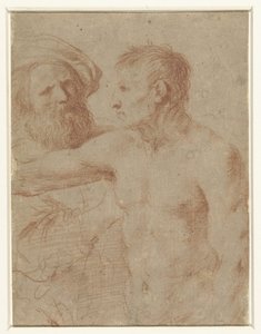 Két férfi alkotó: Guercino