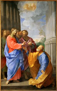 Le Christ remettant les clefs a Saint Pierre - Krisztus átadja a kulcsokat Szent Péternek ...