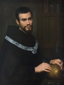 Egy fiatal szerzetes portréja (olaj, vászon) alkotó: Guido Cagnacci